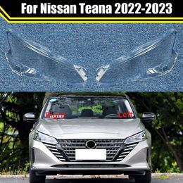 Front Car Protective Headlight Glass Lens Cover Shade Shell Auto Transparent Light Housing Lamp for Nissan Teana 2022 2023