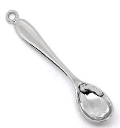 Tone Spoon Charms Pendants Jewelry Making Findings wjl282202242893