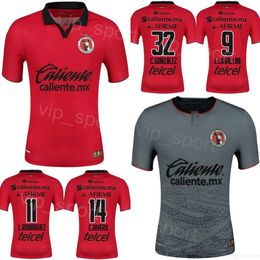 Club Soccer Tijuana 10 Kevin Castaneda Jersey 9 Lucas Cavallini 14 Christian Rivera 27 Domingo Blanco 11 Lucas Rodriguez Football Shirt Kits 2023 2024 Man Team