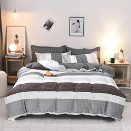 Bedding sets 2 3pcs Duvet Cover Set For Queen Size Double Bed Comforter Quilt Arranged Microfiber Linen Sheets Sets a231214