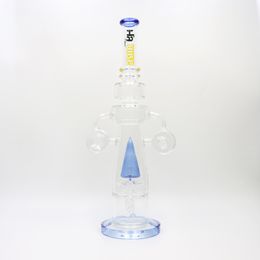 18inch Glass Bong Heavy Percolator Cone Hookah Large 14mm Joint with Bowl