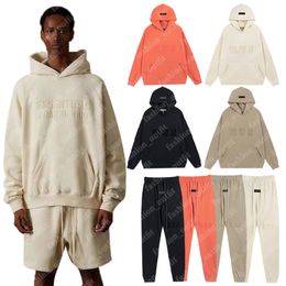 Ess Fog Hoody Designer Quente Hoodie Homens Mulheres Jumper Moda Rua Pulôver Moletom Solto Hoodies Casal Conjunto Top Quality Tamanho S-XL