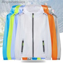 Others Apparel (S-7XL)Reflective Zipper Sun Protective Hiking Jacket Men Women Outdoor Running Cycling Camping Fishing Skin Clothes CustomL231215