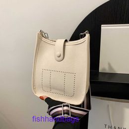 10A top quality bag women purse Designer Tote Hremmss Evellins's Bags Unique Design Bag 2023 New Casual Versatile Bucket Handheld One Shoulder With Real Logo