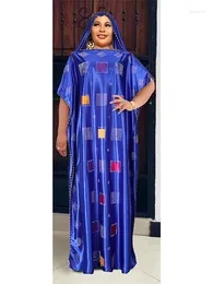 Ethnic Clothing Fashion Printed Dress Muslim Robe Plus Size Women Abaya Turkey Dubai Islam Headcarf Prayer Garment