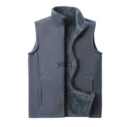 Men's Vests Plus Size Cashmere Men Sleeveless V Jaets Fashion Wool Male Cotton-Padded Coats Warm Waistcoats Cloing 8XLyolq