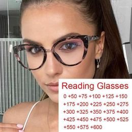 Sunglasses Presbyopia Reading Glasses 2022 Anti Blue Light Computer Cat Eye Woman Brand Designer Eyeglasses Frame Oculos De Grau290V