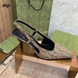 Scarpe eleganti slingback tacchi alti allacciati su scarpe tagli poco profonde sandali mesh gambera nera con cristalli scarpe stampata scintillanti con caviglia in gomma alta pannelli 36 36