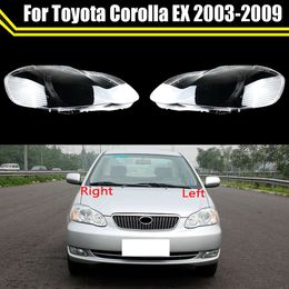 Car Transparent Headlight Cover Glass Lamp Shade Shell Lens Light Caps for Toyota Corolla EX 2003 2004 2005 2006 2007 2008 2009