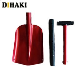 Spade Shovel Retractable Outdoor Snow Aluminium alloy Ice Winter Remover Tool Camping Garden Folding Survival Tools 231215