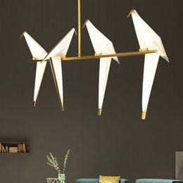 Modern creative bird droplight sitting room restaurant bar personality papercranes bedroom lamps and lanterns of lamps and lantern232c