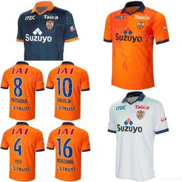 Club 23 24 J1 League Shimizu Soccer Jersey S-Pulse Mens 9 SANTANA 32 KOLOLLI 23 SUZUKI 17 KAMIYA 8 MATSUOKA 29 YAMAHARA 7 KATAYAMA 11 NAKAYAMA Football Shirt Kits