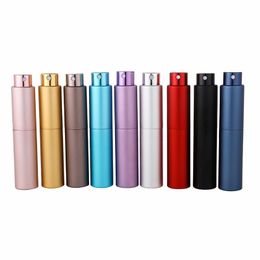 5ml Empty Perfume Bottles Portable Liquid Cosmetic Packaging Container Glass Inner Tank Portable Fragrance Mini Aluminum Atomizer Spray Refillable Bottle