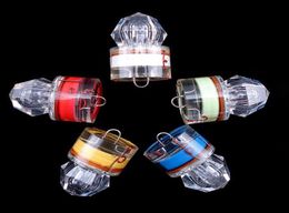 Epacket Led Diamond Fishing Flashing Light Deep Drop Underwater Acrylic Bait Lure Squid Strobe Lights 5 Colours for Choose4084246