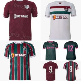 Man Fluminense 4 MARLON Soccer Jerseys 2023 24 Club Team 12 MARCELO 23 GUGA 8 MARTINELLI 10 GANSO 19 FERNANDEZ 21 ARIAS 45 LIMA 9 KENNEDY 2 XAVIER Football Shirt Kits