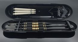 3pcsset Professional Darts Carry Box 24g 25g Black Golden Color Steel Tip Darts With Brass Darts Shafts6377340