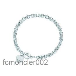 Popular Heart Shaped Cross Key 925 Sterling Silver Necklace Bracelet Woman Jewelry Fashionable Simple Memorial Day Wedding Party 2ALZ