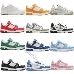 Designer Skate Sneaker 1854 Casual Shoes Men Sneakers Rubber Platform Flowers Trainers Genuine Leather Lace-up Skate Shoes Running Shoe 36-45 B3