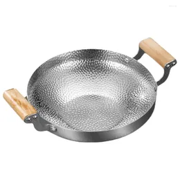 Pans Skillet With Lid Cooking Pan Alcohol Stove Metal Kitchen Pot Household Small Pots Individual