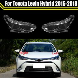 Car Headlight Cover Lamp Shade Headlamp Lens Glass Shell Light Caps Transparent Lampshade for Toyota Levin Hybrid 2016 2017 2018