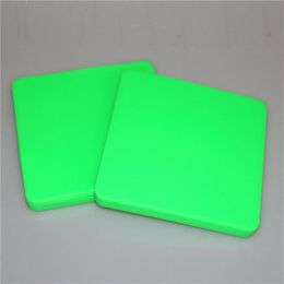 High quality Largest Silicone Pizza Concentrate silicone wax container 200ml Square Container Wax Jars Dishes Mats Dab Dabber Tool309E