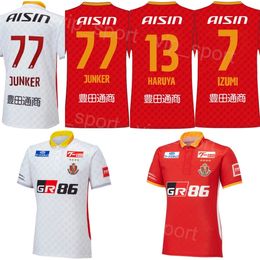 Club 23 24 J1 League Nagoya Grampus Soccer Jerseys Mens 13 FUJII 77 JUNKER 18 MAGAI 7 IZUMI 14 MORISHIMA 2 NOGAMI 17 MORISHITA 15 INAGAKI Football Shirt Kits Uniform