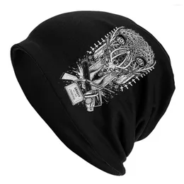 Berets Ash Vs Evil Dead Horror Movie Bonnet Hat Winter Outdoor Skullies Beanies Hats For Men Women Knitted Spring Head Wrap Caps