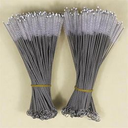 Stainless Steel Nylon Straw Cleaner Cleaning Brush For Drinking PipeTube Baby Bottle Cup Household Cleaning Tools 175 30 5mm DHL H303B