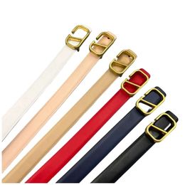 VALENTINO Belt Designer Top Quality Litchi Grain Belts For Women Belt Letter Leather Business Leisure Valentines Day Christmas Halloween