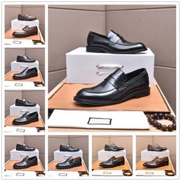 25Model 2024 Elegent Oxford Men Designer Dress Shoes Formal Wedding Best Man Shoe Business Office Genuine Leather Designer Mans Shoes