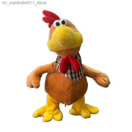 Plush Dolls Hot Funny Crazy Dancing Singing Doll Cock Duck Frog Electric Chicken Musical Plush Toy Lovely Rooster Noisy children gift toys Q231215