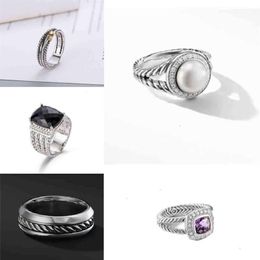 Silver Rings Thai Dy Plated ed Two-color Selling Cross Black Ring Women Fashion Platinum Jewelry278w