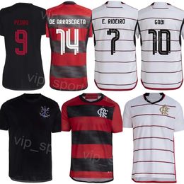 Club 23 24 CR Flamengo Soccer Jerseys Mens Team 10 GABRIEL 27 HENRIQUE 14 DE ARRASCAETA 7 RIBEIRO 9 PEDRO 20 GERSON 16 LUIS 6 LUCAS 29 Football Shirt Kits