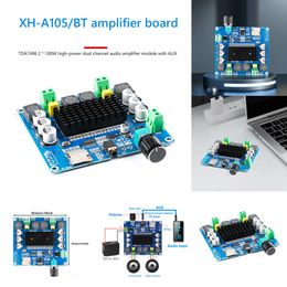 XH-A105 Sound Amplifier Board 2x100W TDA7498 Power Digital Stereo Receiver Bluetooth-compatible for Speakers Home Theater DIY