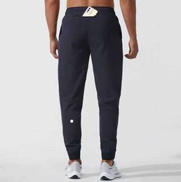 Lulus lemons leggings align Men Pants Yoga Outfit Sport Quick Dry Drawstring Gym Pockets Sweatpants Trousers Mens Casual Elastic Waist designer lululemens 6klm