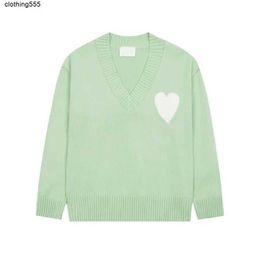 Women's Sweaters Amisweater Men Women Sweater French Fashion Designer Cardigan Pull Shirts France Winter High Street Knit Jumper Hoodie Pullover Europe0xke