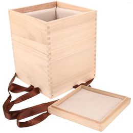 Jewelry Pouches Wooden Box Household Storage Case Show Cabinet Sundries Gift Teacup Holder Glasses Vase Display