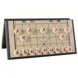 Chess Games Magnetic Chinese Set Fun For Kids Adults Portable Folding Board Game Training Travelling 231215