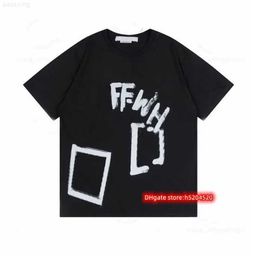 Men's T-shirts 2023 Summer t Designersoff Loose Tees Tops Man Casual Shirt Luxurys Clothing Streetwear Shorts Sleeve Polos Tshirts Size S-x Offswhitetop Jnx6 Jnx6