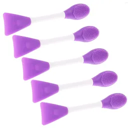Makeup Brushes 5 Pcs Silicone Mask Brush Face Wash Skin Care Skincare Cleanser Scrubber Cleansing Scrubbers Facial