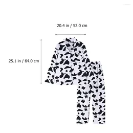 Women's Sleepwear Cow Print Clothes Cotton Animal Printed Pyjamas Nightshirts For Wear Woman