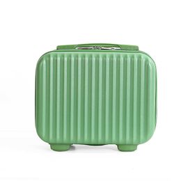 suitcases Korean version candy Colour 14-inch cosmetic case, suitcase, high beauty, box, gift box 231215