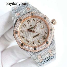 Audemar Pigue Watch AP Diamond Watches Watch Designer Full Diamond Ap Auto Wristwatch 26la High Quality Mechanical Movement Uhr Bust Down Montre Iced Out Royal Reloj