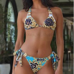 Women's Swimwear Print Sexy Bikinis 2023 Women Swimwear Female Swimsuit Swim Wear Bathing Suits Brazilian Girls Bikini Set Beachwear Pool Bather T231215