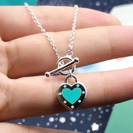 Pendants High Quality S925 Sterling Silver Fashion Love Arrow Heart Necklace Women's Luxury Jewelry With Logo Christmas Exquisite Gift