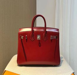 Women luxury leather totes Designer handbags smooth box leather perfect business casual bags custermizing your Colours