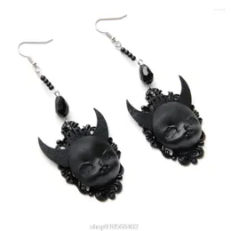 Dangle Earrings Gothic Punk Devil Death Witch Babys Dolls Drop Halloween Costume Jewellery N16 20