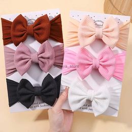 Hair Accessories 1Pc Headband Nylon Infants Toddlers Elastic Hair Band for Newborn Girl Princess Bowknot Cute Baby Hair Accessories WholesaleL231129