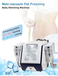 Slimming Machine 2024 Cryolipolysis Fat Freeze Slim Cryo Freezing Weight Reduce Equipment Diode Lipo Non-Vacuum Beauty