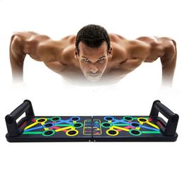 14 in 1 PushUp Rack Board Training Sport Workout Fitness Gym Equipment Push Up Stand for ABS Abdominal Muscle Building Exercise 240104